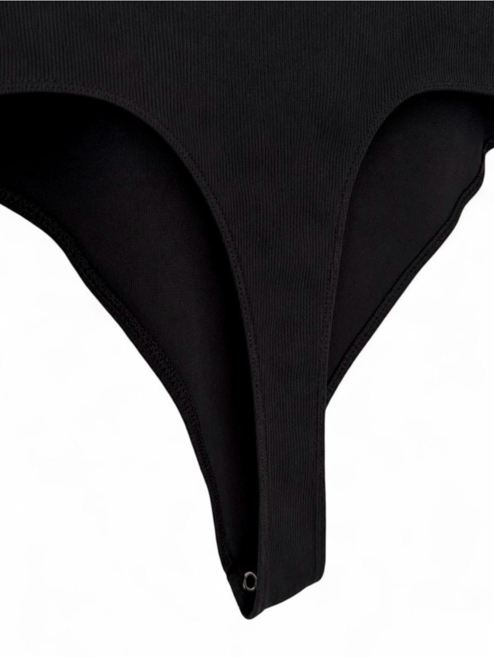 American Eagle women’s Sz. M black blodysuit - Picture 4 of 5